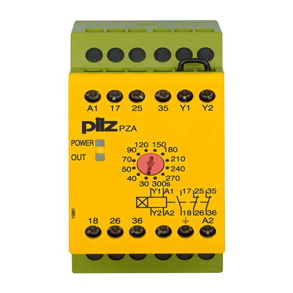 774023 New PILZ PZA 300/110-120VAC 1n/o 2n/c